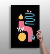 Line Art V15 Aluminum Print.